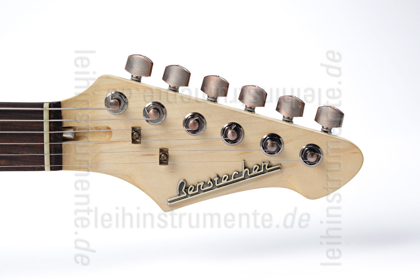to article description / price Electric Guitar BERSTECHER Deluxe Vintage (Hot B) - Black / Floral Brown + hard case - made in Germany
