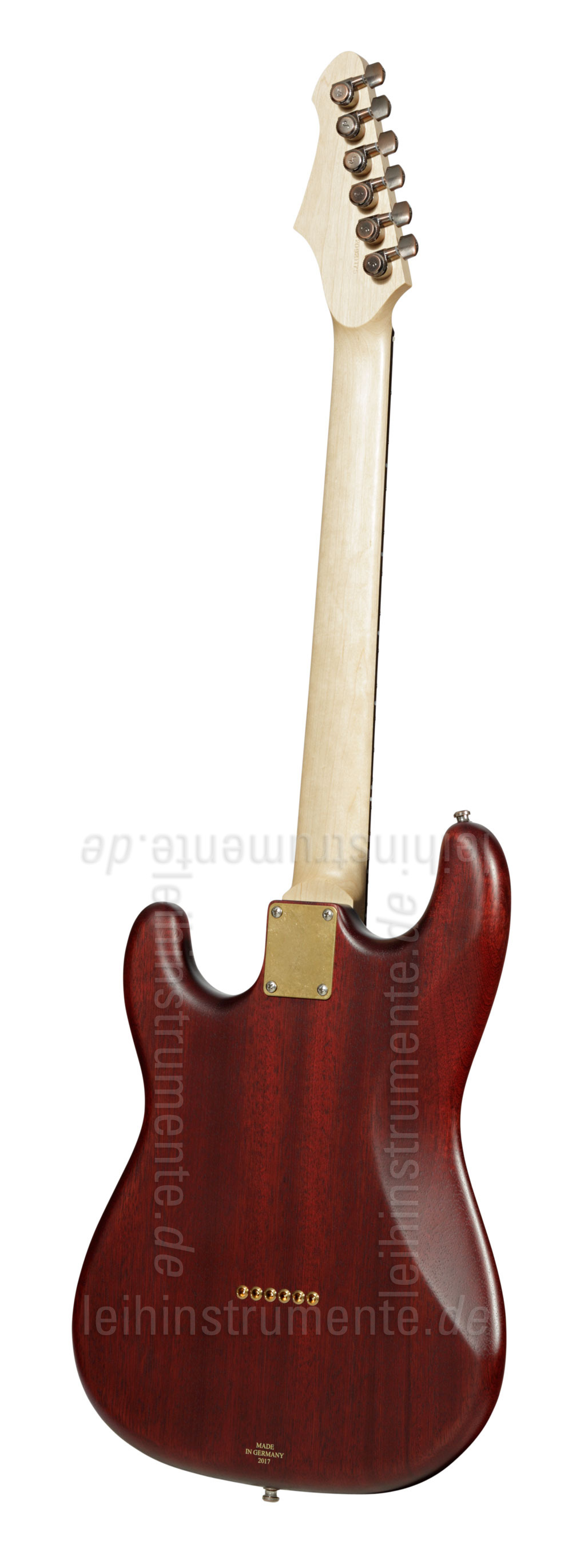 to article description / price Electric Guitar BERSTECHER Deluxe Vintage (Hot B) - Black Cherry / Floral Black + hard case - made in Germany