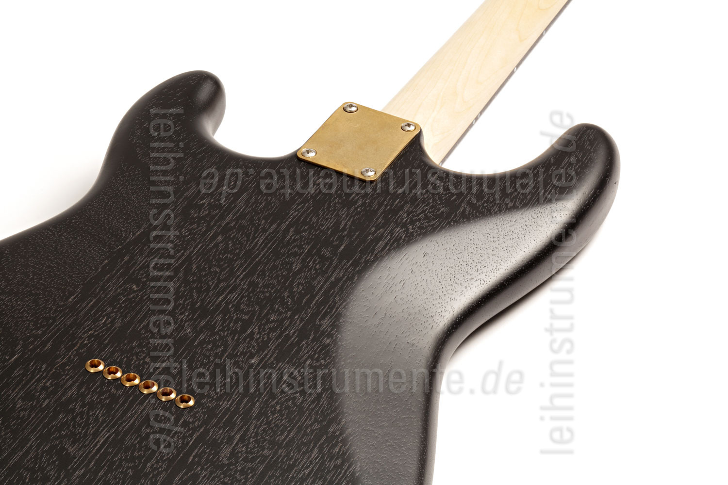 to article description / price Electric Guitar BERSTECHER Deluxe Vintage (Hot B) - Black / Floral Brown + hard case - made in Germany