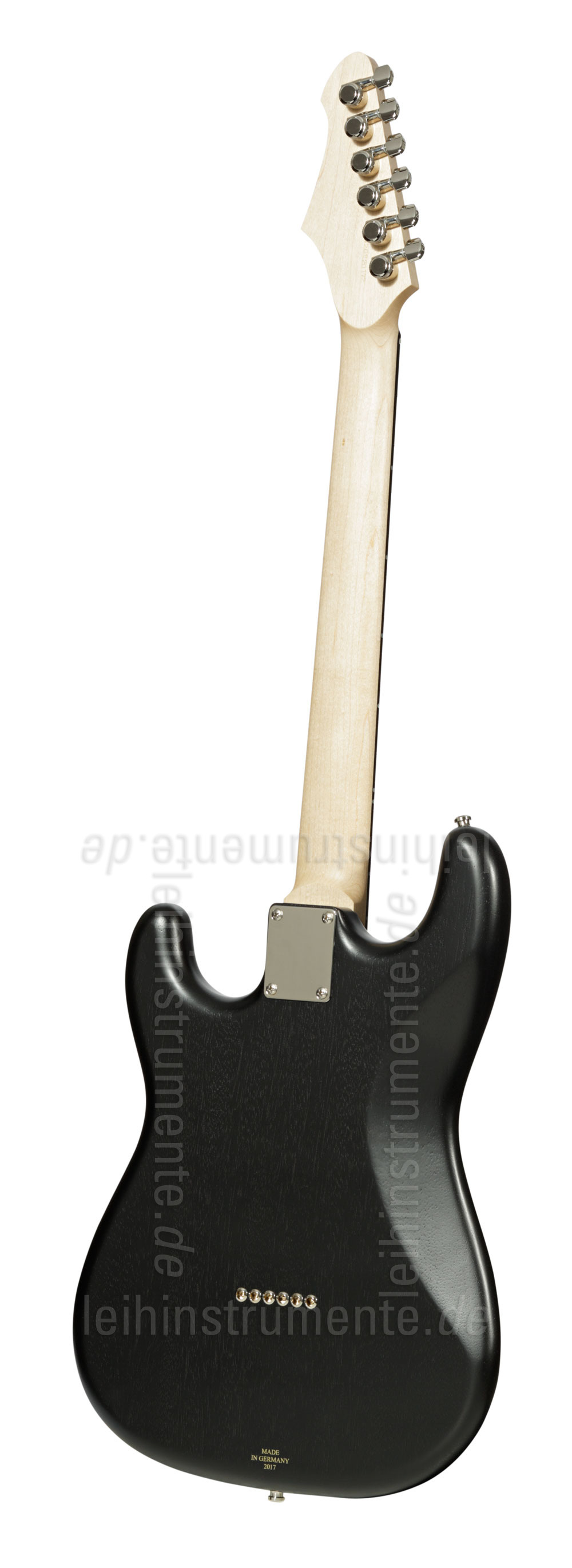 to article description / price Electric Guitar BERSTECHER Deluxe - Black / Floral Black + hard case - made in Germany