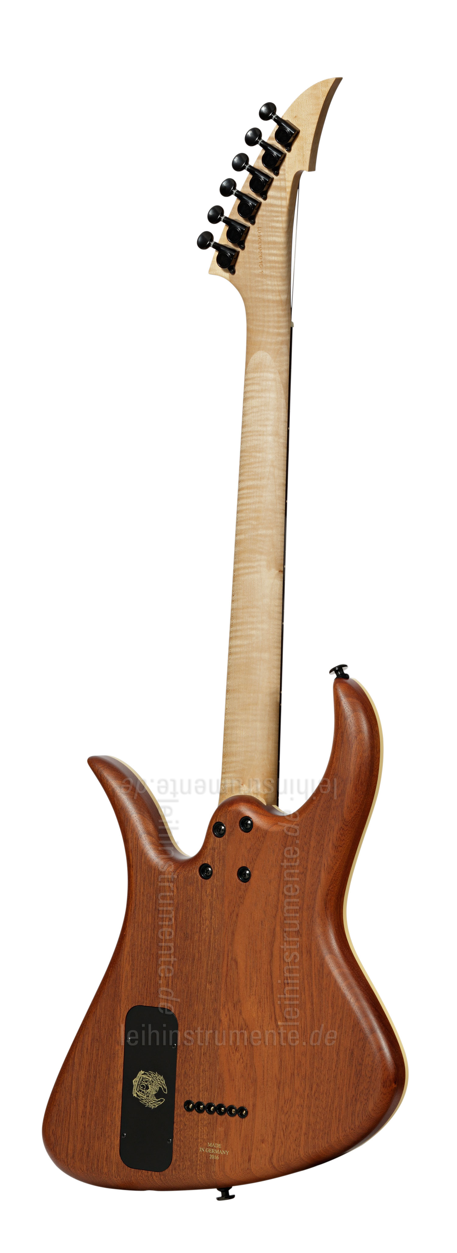 to article description / price Electric MGH GUITARS Blizzard Beast Deluxe - green amber burst + softcase - made in Germany