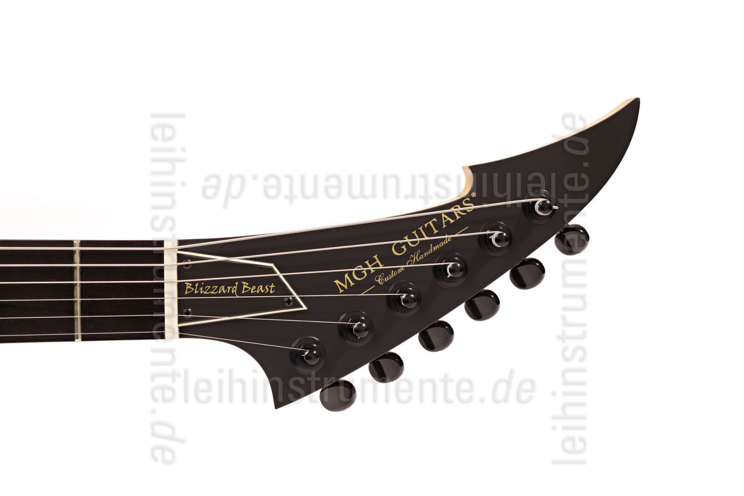 to article description / price Electric MGH GUITARS Blizzard Beast Deluxe - green amber burst + softcase - made in Germany