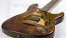 Large view Electric Guitar BERSTECHER Old Whisky Deluxe Gold + hard case - made in Germany