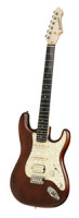 Electric Guitar BERSTECHER Deluxe - Old Whisky / Cream Perloid + hard case - made in Germany