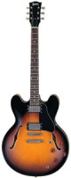 Semi-Resonance Archtop Jazz Guitar BURNY RSA-65-BS Brown Burst + hardcase