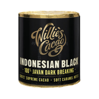 to article description / price Willie`s Cacao 100% - INDONESIAN BLACK - JAVAN DARK BREAKING - 180g block for grating