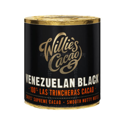 to article description / price Willie`s Cacao 100% - VENEZUELAN BLACK - LAS TRINCHERAS - 180g block for grating