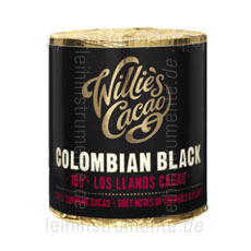 Large view Willie`s Cacao 100% - COLOMBIAN BLACK - LOS LLANOS - 180g block for grating