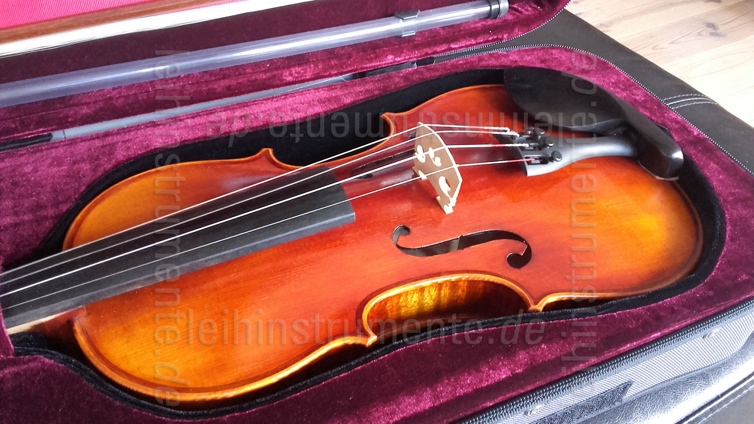 to article description / price 4/4 Left-Handed Violinset - GASPARINI MODEL ORCHESTRA - all solid - shoulder pad