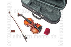Large view 1/16 Left-Handed Children's Violinset - GASPARINI MODEL PRIMO  - all solid - shoulder pad
