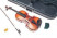 4/4 Left-Handed Violinset - GASPARINI MODEL PRIMO - all solid - shoulder pad