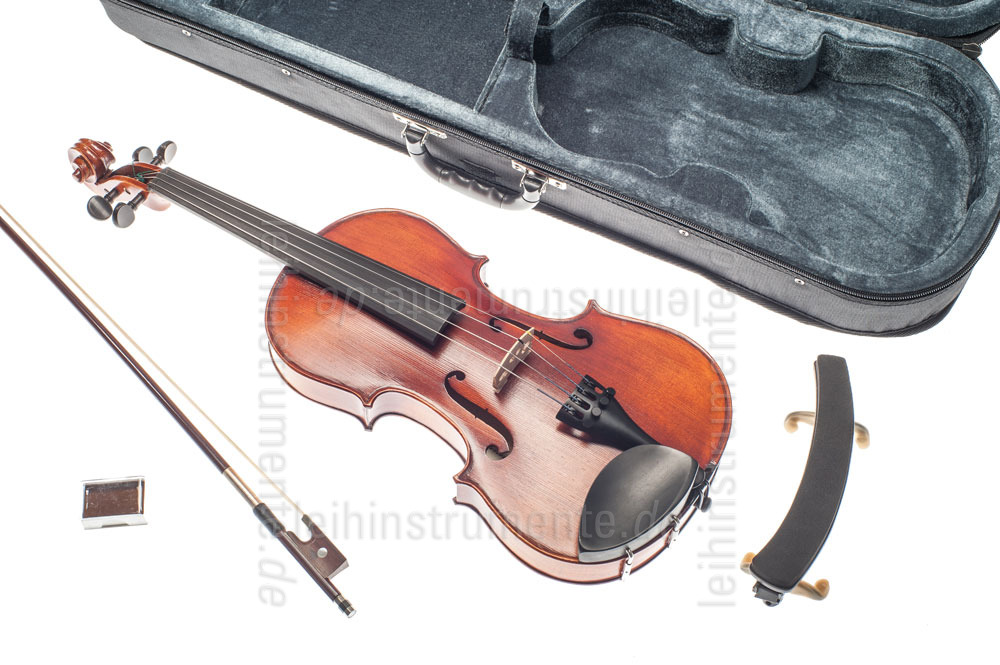 to article description / price 4/4 Violinset - GASPARINI MODEL PRIMO  - all solid - shoulder rest