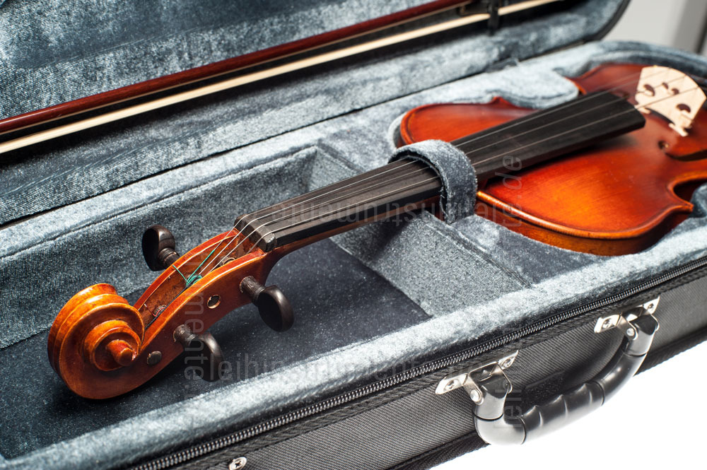 to article description / price 1/16 Violinset - GASPARINI MODEL PRIMO  - all solid - shoulder rest