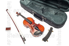 Large view 1/16 Violinset - GASPARINI MODEL PRIMO  - all solid - shoulder rest