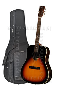 Large view Acoustic Guitar STANFORD DEJA VU SERIES DJ45 VB - Dreadnought - solid top + back