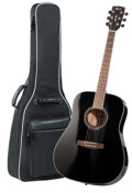 Acoustic Guitar CORT EARTH 100 BK - Dreadnought - solid spruce top