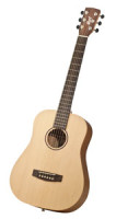 Acoustic Guitar CORT EARTH MINI TRAVEL - Travelling Guitar- solid top + gigbag