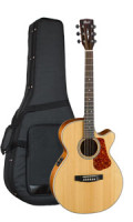 Acoustic Guitar Cort LUCE 100F NS - Super Folk - Pickup - Cutaway - solid spruce top