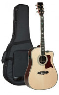 Acoustic Guitar TANGLEWOOD TW1000/C E - Sundance Series -  Fishman Presys Plus EQ - Cutaway -  solid top